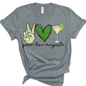 NWOT Peace Love Margarita T-Shirt